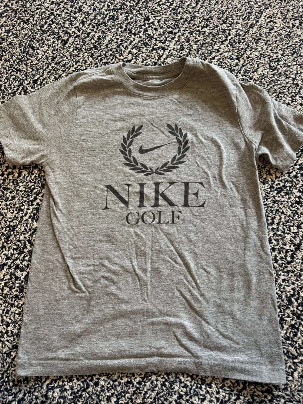 Nike Golf Boy’s Crewneck T-Shirt — Gray